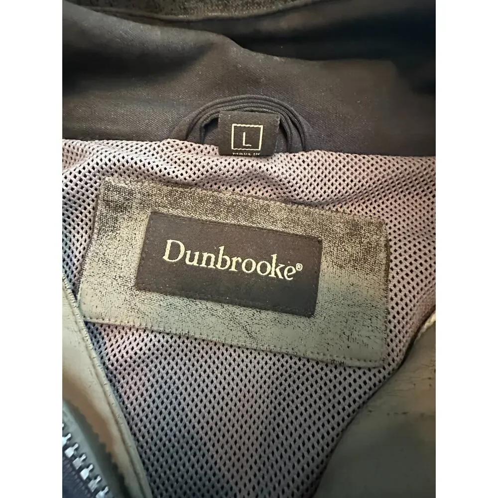 Dunbrooke Venture Hooded Jacket Large Blue Soft Shell Diamond Exchange Coat